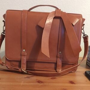 Escousi Leather Briefcase